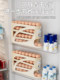 Rolling slide-type egg storage box for food-grade refrigerator side door egg box special fresh-keeping box sorting tool