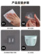 Transparent storage box wall-mounted punch-free kitchen storage rack ginger and garlic storage box storage basket multi-function storage basket