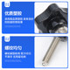 Five-star plum blossom handle with pressing tablet Screw Six-star rubber head Hand twisted star knob handle Adjustment with knob handle