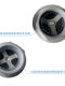 Sprinkler rear spray head aluminum alloy rear spray nozzle 2 inch internal thread iron round spray head flat nozzle side spray head