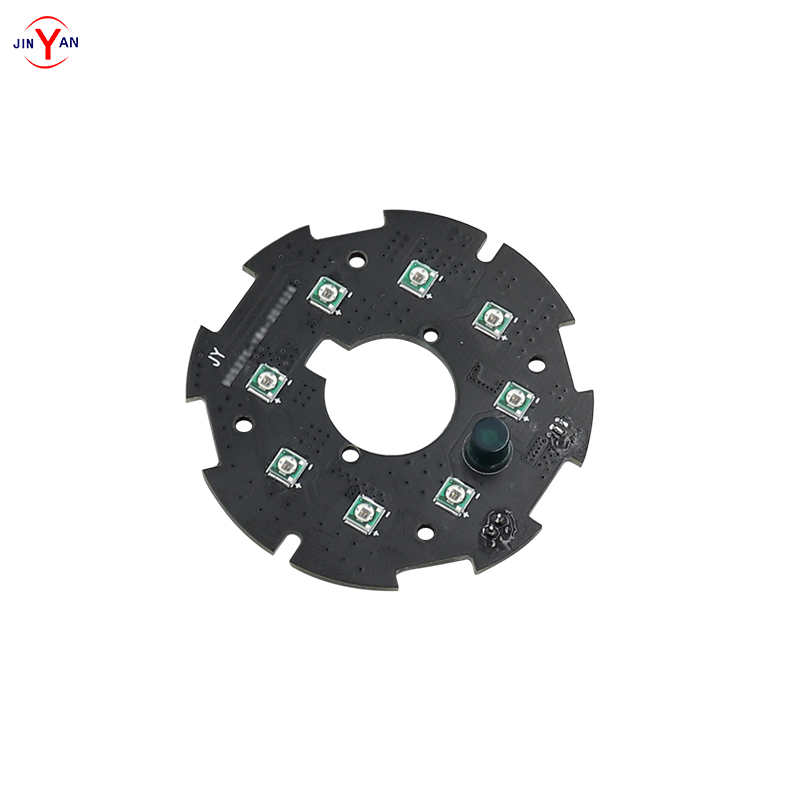 60  원형 플레이트 감광 제어 850 백색광 적외선 보드 맞춤형 라이트 보드는 JINYAN의 카메라 보드 대부분을 장착 할 수 있습니다