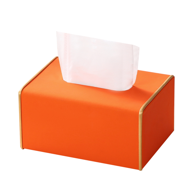 Creative paper draw box for hotel office commercial custom printing logo draw box for living room coffee table light luxury household tissue box