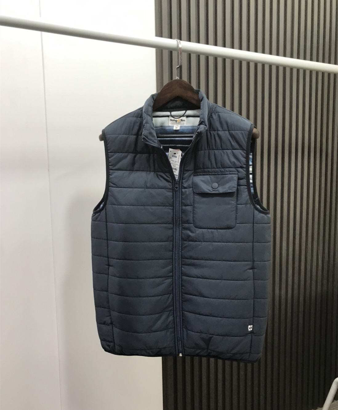 EXPORT FOREIGN TRADE SINGLE AUTUMN AND WINTER NEW MENS STAND-UP COLLAR VEST ULTRA-LIGHT WARM VELVET AND COTTON LOOSE MENS SHOULDERS