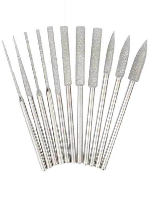 Jade Jade Polishing and Engraving Grinding Rod Extended Corundum Grinding Needle Tip Fine Sand Cylindrical Rejuvenation Corundum Grinding Needle