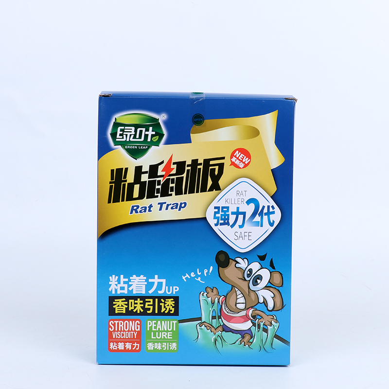 [10 장] 2108 GREENLEAF POWER KING 2세대 대형 쥐 고정 보드 고효율 마우스 스티커 스티커 스티커를 유혹하는 마우스 트래핑 도구 벨트