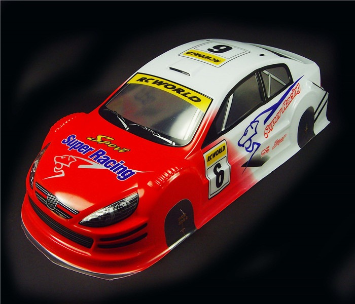 1 10RC DRIFT MODEL MOTORHOME BODY 190MM LENGTH REAR WING