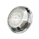 Stainless steel 3-inch marine yacht deck light waterproof outdoor button switch circular light RV off-road vehicle lighting