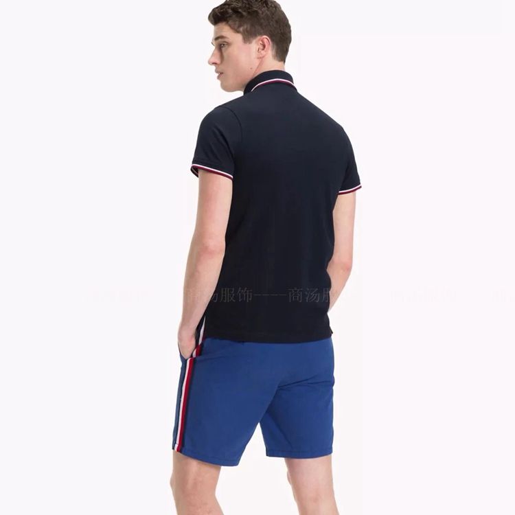 MENS POLO SHORT SLEEVE SHIRT WANNIAN CLASSIC COTTON SHORT SLEEVE SHIRT PIQUE COTTON BUSINESS CASUAL SUMMER