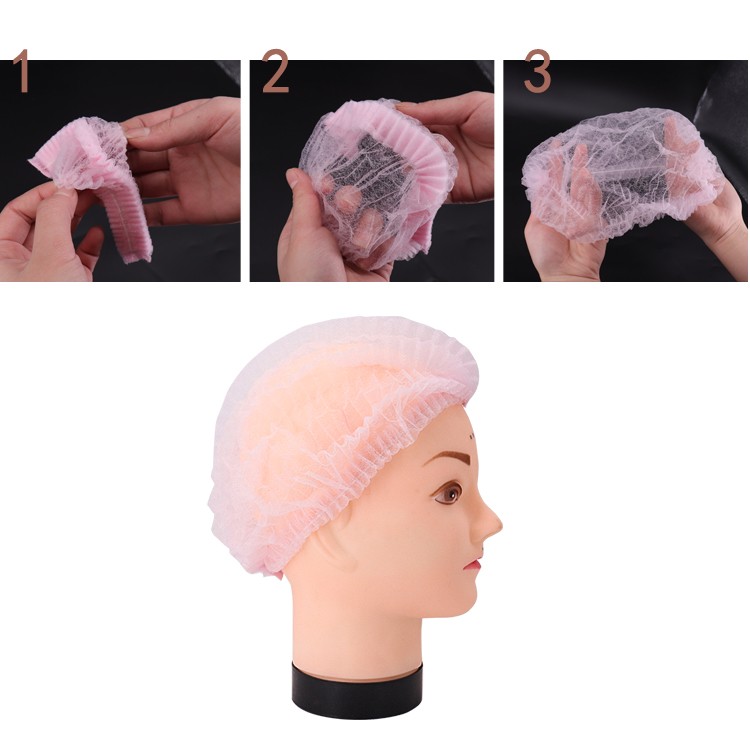 DISPOSABLE SHOWER CAPS BEAUTY SALONS HAIRDRESSING SPECIAL MENS AND WOMENS BATHS THICKENED NOT ENLARGED WATERPROOF AND FUME-PROOF HOUSEHOLD HAIR MASKS