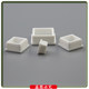 High-quality square rubber plug, soft square T-type rubber plug, waterproof seal plug, white hole plug 25*25