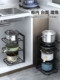 The storage and renovation of the lower sink has been completed! The kitchen wall corner household pots and countertops are multi-layer storage racks and sink drain bags