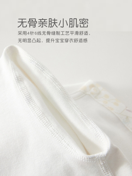 新生婴儿连体衣春秋季婴幼儿衣服纯棉打底睡衣男女宝宝哈衣爬爬服 — 3