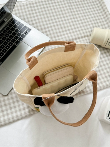 Ланч-бокс, банка для хранения, шоппер, льняная сумка, модный милый тканевый мешок для выхода на улицу для матери и ребенка, сумка для еды, коллекция 2023