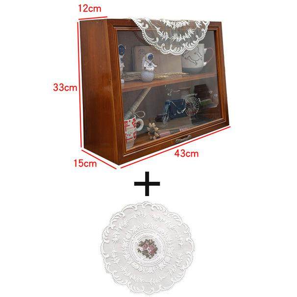 Retro blind box storage box desktop large capacity Ono DIY scene transparent figure small pain cabinet display shelf