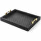 Now imported McKenzie imitation peach modern gentleman checkerboard storage box tray