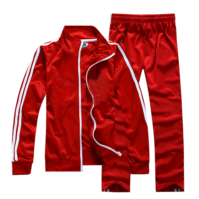 KNITTED FABRIC SCHOOL GENERAL MALE AND FEMALE STUDENTS MILITARY TRAINING PERFORMANCE ACTIVITY WEAR MENS AND WOMENS BLUE VINTAGE SPORTSWEAR SET