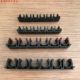 Pipe clamp tracheal snap holder white black PU gas pipeline line solid nylon fixed seat bracket clip slot