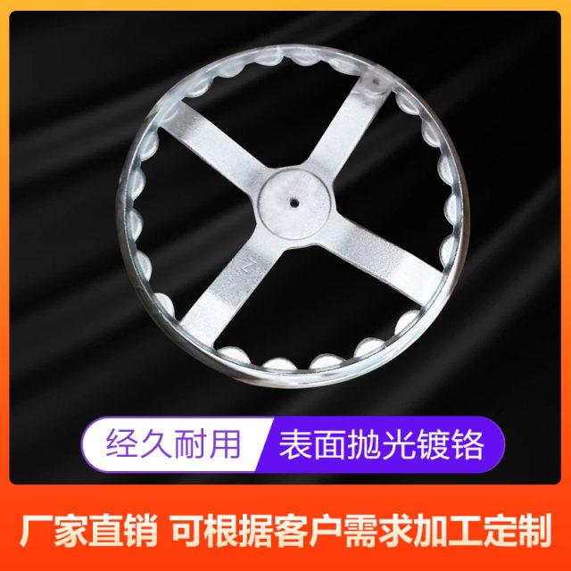 铁手轮内波纹铸铁镀鉻手轮机床手轮圆形 圆边 加工中心手轮直径