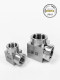 Inner wire right angle elbow 304 stainless steel elbow 90 degree elbow 4 minutes right angle high pressure CNC metric NPT English