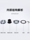 New PE fiber optic flange head cable waterproof connector charging pile charging gun cable fixing protection grang head