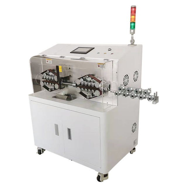 Fully automatic computer wire stripping machine large cable sheathed offline wire cutting machine wire cutting 180 square skin peeling equipment