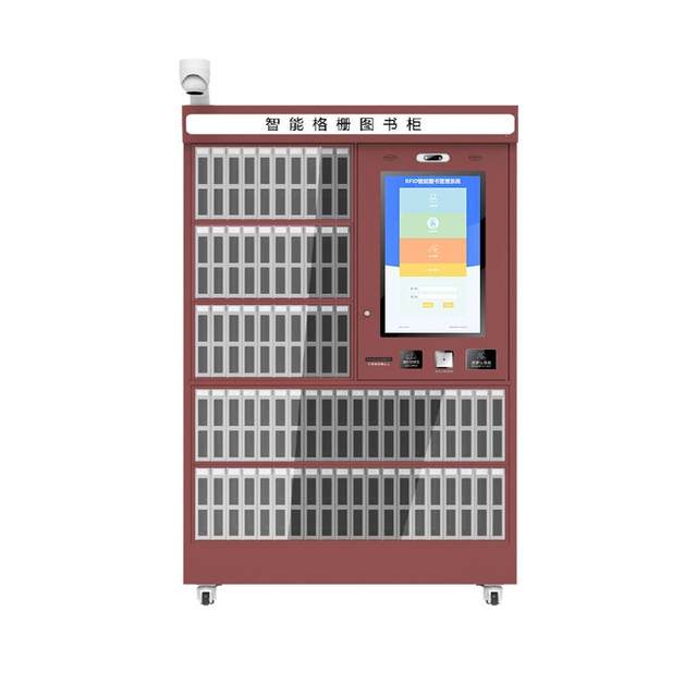 Smart grille bookcase single-grid port positioned to single-book borrowing cabinet shared book drift cabinet