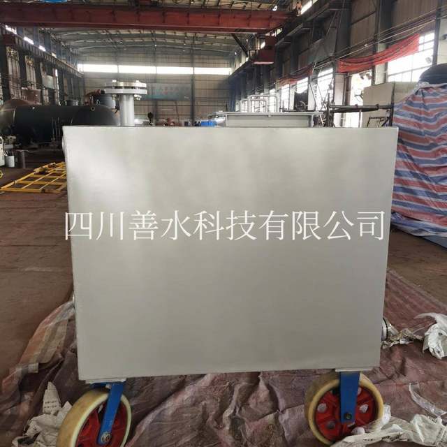 Fully automatic stainless steel frequency conversion oil and water separator oil and grease sewer catering and kitchen integrated oil separator