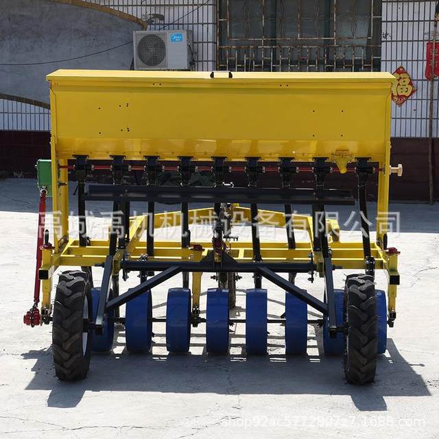 Four-wheel traction 9-row wheat seeder new wheat seeder cereal strip seeder