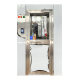 Single double double hair shower room factory air shower room stainless steel people shower goods clean room air shower door