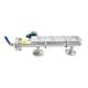Magnetic flip level gauge with remote transmission side-mounted stainless steel flange sensor magnetic switch float water level oil level gauge