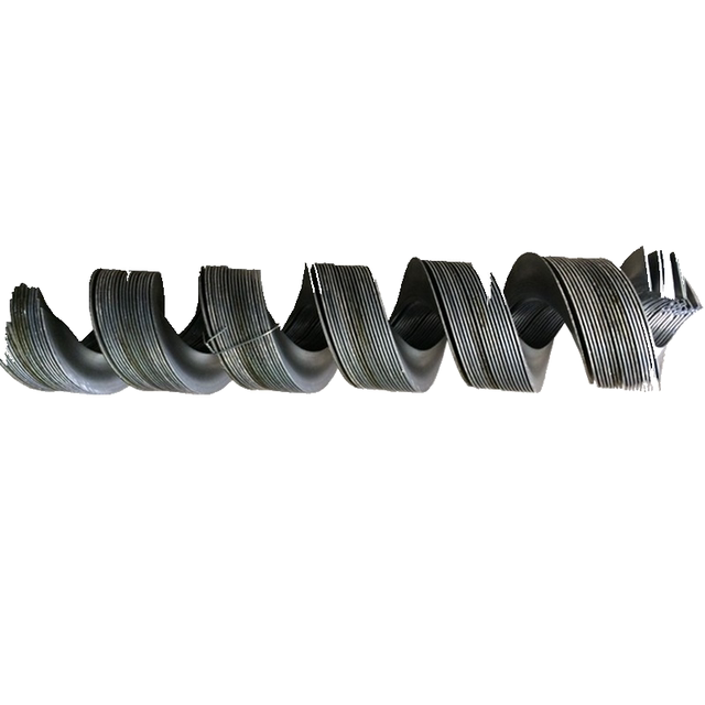 Thickened wear-resistant spiral sheet twisted dragon blade feed mixer loader hoist conveyor Jiaolong sheet accessories