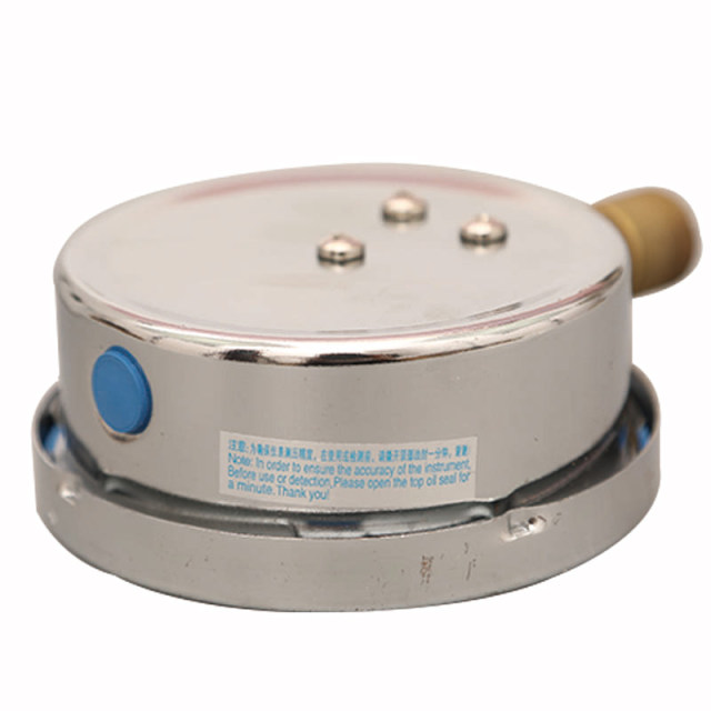 Dial 150 radial shock-resistant pressure gauge YN150 hydraulic oil pressure pneumatic hydraulic 0-1.6MPA shock-proof damping type