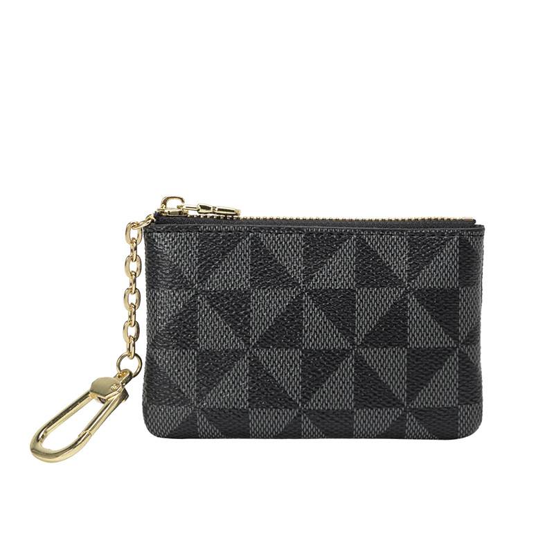 COIN PURSE SHORT ZIPPER SMALL BAG PRINTED KEYCHAIN HANGING BAG CUSTOMIZED