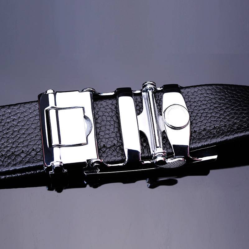 MENS BELTS ARE PURE TOP LAYER AUTOMATIC BUCKLE TROUSER BELTS KOREAN BUSINESS BELTS