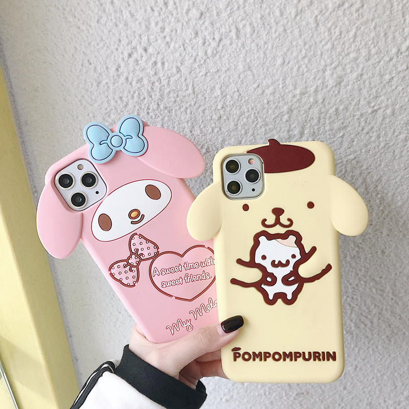 KAWAII MY MELODY CINNAMOROLL PHONE CASE FOR IPHONE 11 12 13