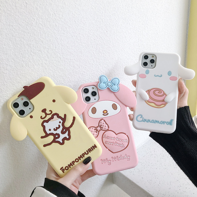 KAWAII MY MELODY CINNAMOROLL PHONE CASE FOR IPHONE 11 12 13