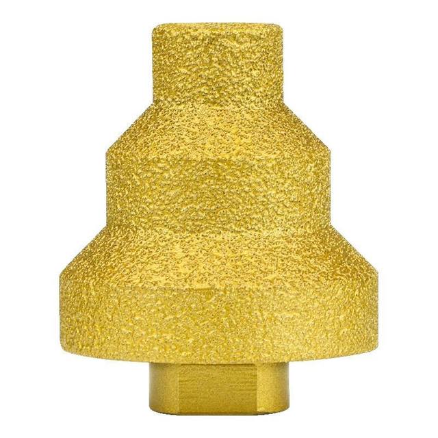 Brazing ladder pagoda drill bit diamond hole opener multi-layer conical reaming chamfer trimming angle grinder drill bit