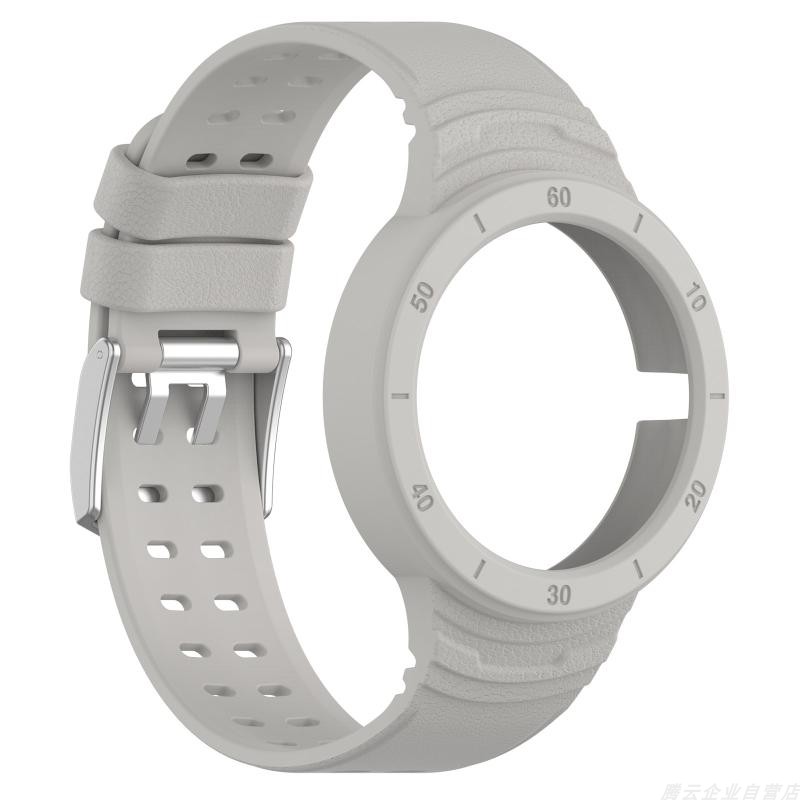 COMPATIBLE HUAWEI WATCH GT CYBER ARMOR STRAP + PROTECTIVE CASE INTEGRATED LEATHER CHARGING CABLE