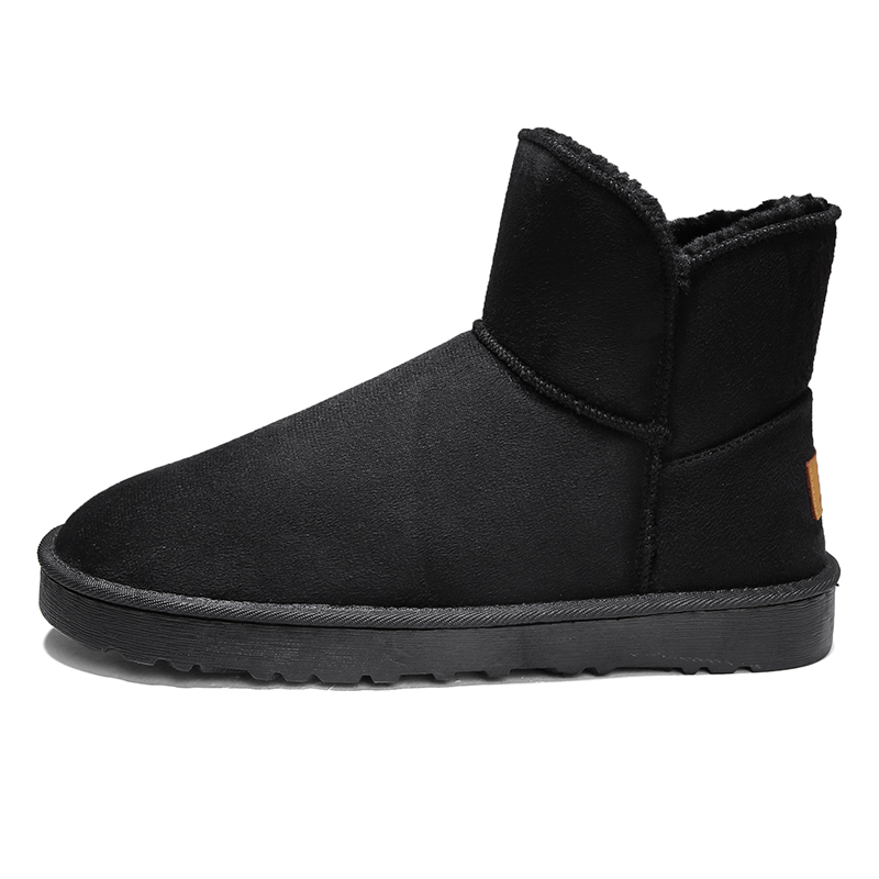 NORTHEAST SNOW BOOTS MENS 2024 NEW WINTER FLEECE THICKENED WARM COTTON BOOTS TRENDY VERSATILE COUPLE BREAD SHOES MEN