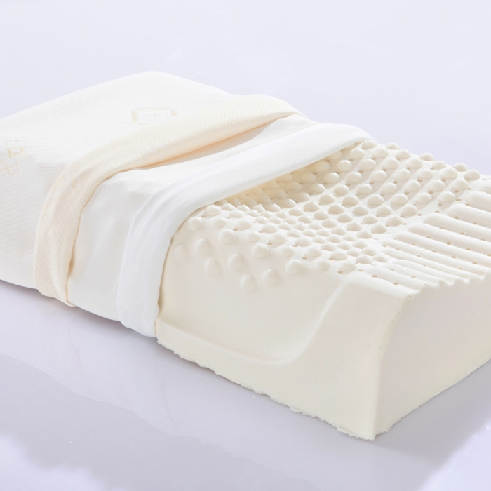 THAILAND LATEX PILLOW NECK SUPPORT DOUBLE CERVICAL VERTEBRAE PILLOW RUBBER MEMORY PILLOW ADULT PILLOW CORE MASSAGE PILLOW PILLOW HEART