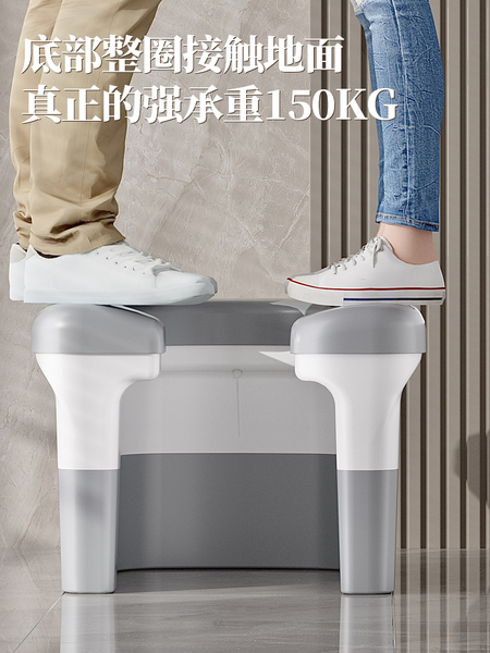 孕妇老人蹲厕坐便凳可移动马桶椅子上厕所神器架蹲便坑改座便携式 — 4