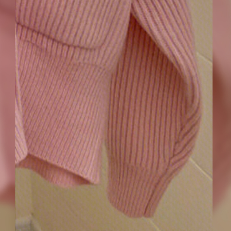 PINK V-NECK HOODED SWEATER JACKET WOMENS AUTUMN AND WINTER ADVANCED SENSE LAZY WIND SOFT GLUTINOUS MILK WHIRRING KNITTED CARDIGAN TOP