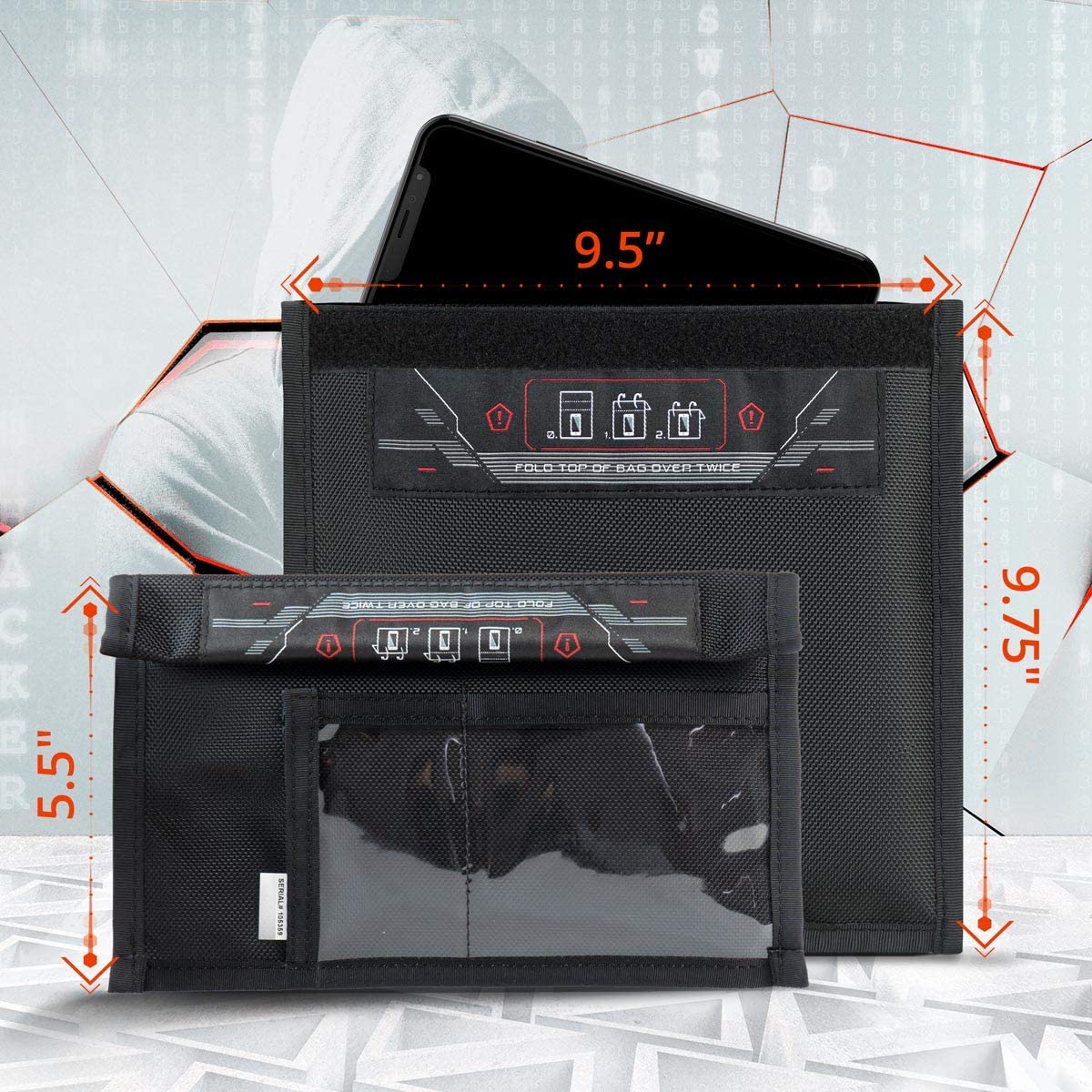 MISSION DARKNESS NON-WINDOW FARADAY BAG FOR PHONES || DEVICE