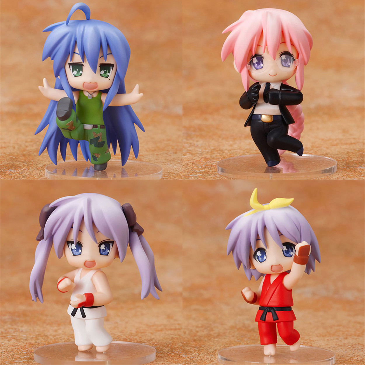 Nendoroid Puchi Lucky☆Star x Street Fighter Set Nendoroid Petit