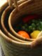 Handmade bamboo basket supermarket shopping bags, home shopping baskets, fruit storage, vegetable baskets, environmentally friendly baskets, free shipping