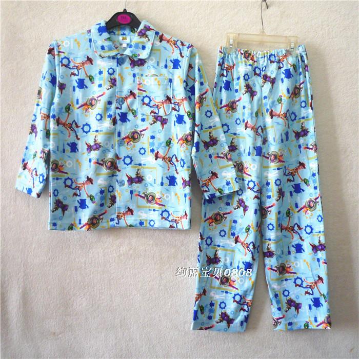 NEW SPRING AND AUTUMN CHILDRENS LOUNGEWEAR MONSTER UNIVERSITY CARTOON BOY PAJAMAS SET CASUAL AIR-CONDITIONED CLOTHES
