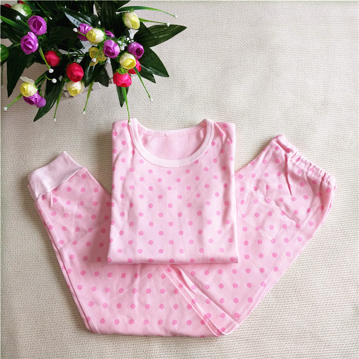 CHILDRENS COTTON CARTOON AUTUMN COAT SET GIRLS COTTON WOOL UNDERWEAR PAJAMAS COTTON LOUNGEWEAR PAJAMAS MULTI-COLORED