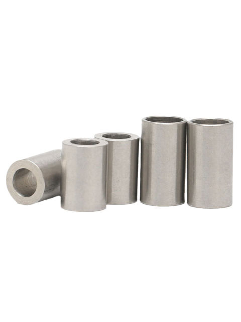304 stainless steel casing extended cylindrical steel sleeve shaft sleeve toothless screw sleeve hollow bushing M6-14M7M8M9M10