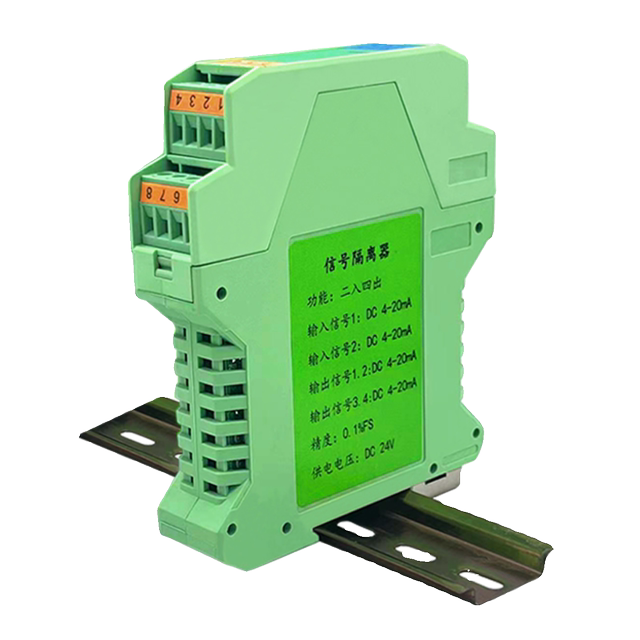 DC signal isolator analog module safety gate pt100 to 420ma temperature transmitter one in and out