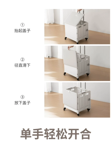 Складная тележка для домашнего использования, портативный дорожный прицеп, чемодан